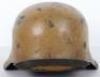 Waffen-SS Italian Front Camouflaged Steel Combat Helmet - 8