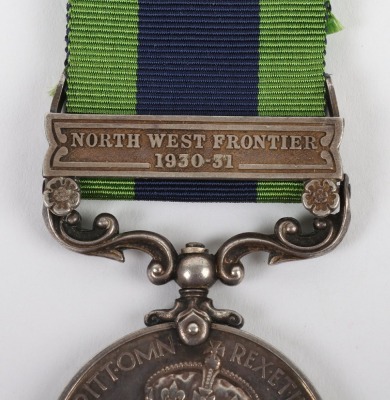 India General Service Medal 1908-35, to the Essex Regiment for Service on the North West Frontier of India - 2