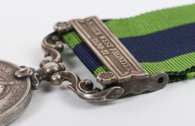 India General Service Medal 1908-35, to the Essex Regiment for Service on the North West Frontier of India - 3