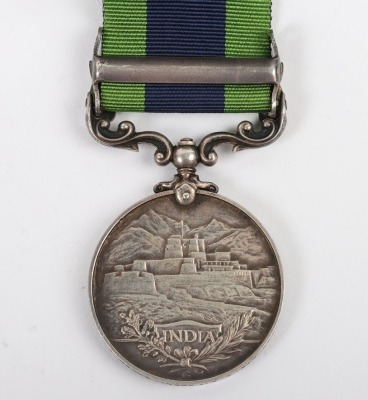India General Service Medal 1908-35, to the Essex Regiment for Service on the North West Frontier of India - 5