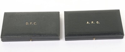 RAF, Distinguished Flying Cross & Air Force Cross Medal Case's of Issue - 2
