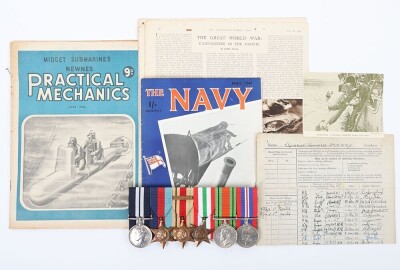 Fine WW2 Royal Navy Charioteer (Human Torpedo) Distinguished Service Medal Group of Six, Awarded for the Attack on Spezia Harbour on 21st June 1944