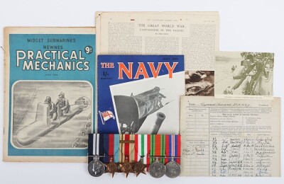 Fine WW2 Royal Navy Charioteer (Human Torpedo) Distinguished Service Medal Group of Six, Awarded for the Attack on Spezia Harbour on 21st June 1944 - 2