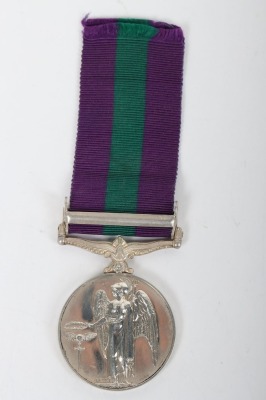 General Service Medal 1918-62 for the Palestine conflict to the Sherwood Foresters - 2