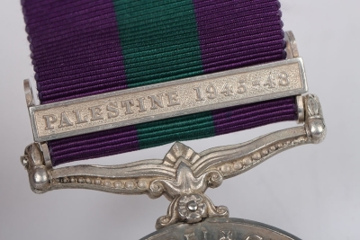 General Service Medal 1918-62 for the Palestine conflict to the Sherwood Foresters - 3
