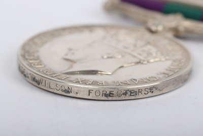 General Service Medal 1918-62 for the Palestine conflict to the Sherwood Foresters - 7