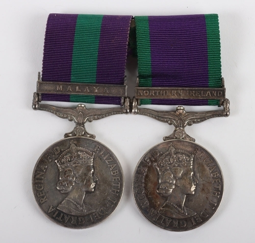 Pair of Medals for Service in Malaya and Northern Ireland