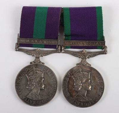 Pair of Medals for Service in Malaya and Northern Ireland