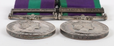 Pair of Medals for Service in Malaya and Northern Ireland - 2