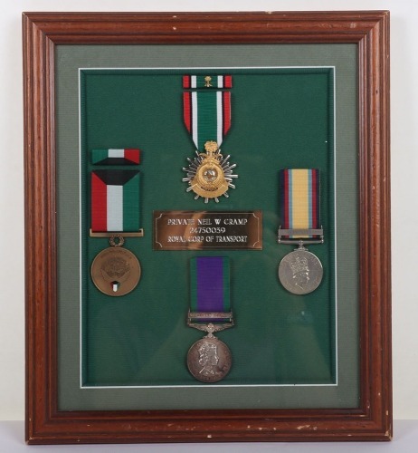 First Gulf War Campaign Medal Group of Four Royal Corps of Transport