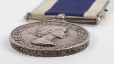 Royal Navy Long Service and Good Conduct Medal to an Air Mechanician 1st Class in the Fleet Air Arm - 2