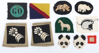 Grouping of British Armoured Cloth Formation Signs - 2