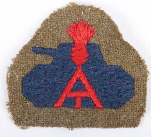 WW2 Self Propelled Anti-Tank Wing / 22nd Anti-Tank Training Regiment RA Formation Sign