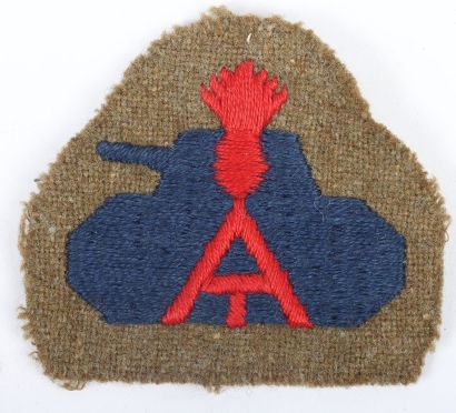 WW2 Self Propelled Anti-Tank Wing / 22nd Anti-Tank Training Regiment RA Formation Sign