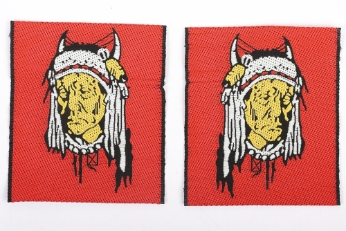 British Army Training Team Canada Cloth Formation Sign Pair,
