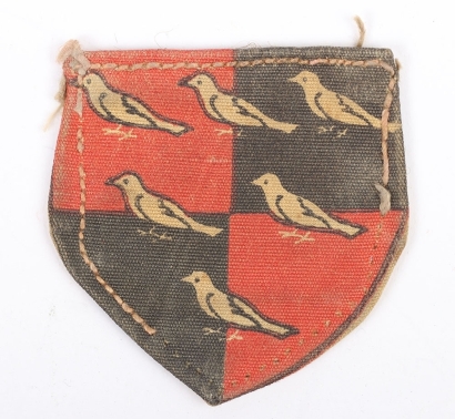 WW2 West Sussex County Division Cloth Formation Sign