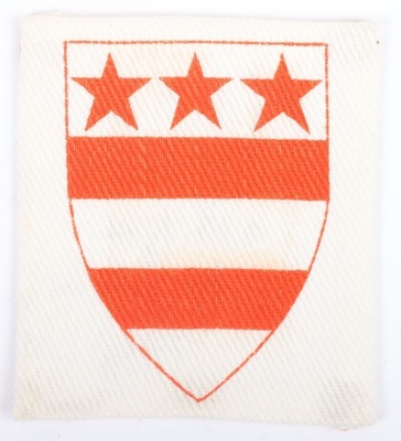 Scarce Light Anti-Aircraft R Battery South Shields Cloth Formation Sign