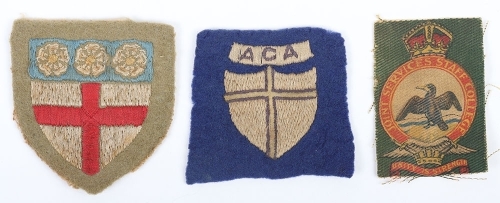Allied Control Commission Austria Cloth Formation Sign