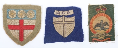 Allied Control Commission Austria Cloth Formation Sign