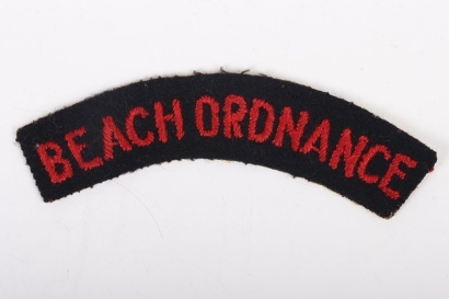 WW2 Beach Ordnance Cloth Shoulder Title