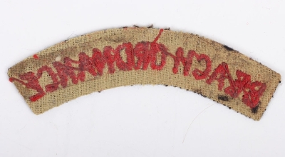 WW2 Beach Ordnance Cloth Shoulder Title - 2