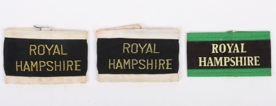 1st Battalion Royal Hampshire Regiment Slip-on Shoulder Titles