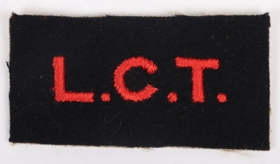 WW2 Landing Craft Tanks Title / Formation Sign