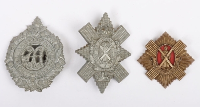 3x WW2 War Economy Plastic Scottish Badges