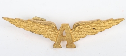 WW1 Royal Naval Air Service Attached Officers Sleeve Wing