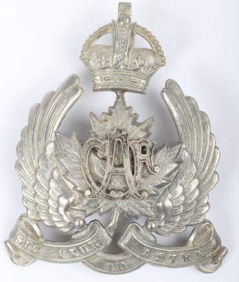Scarce Large Type Canadian Air Force 1920&rsquo;s Headdress Badge