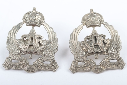 Pair of 1920's Canadian Air Force Collar Badges