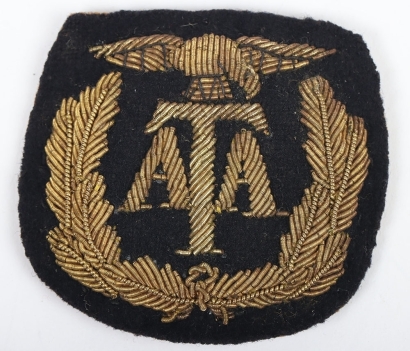 WW2 Air Transport Auxiliary (A.T.A) Officers Cap Badge