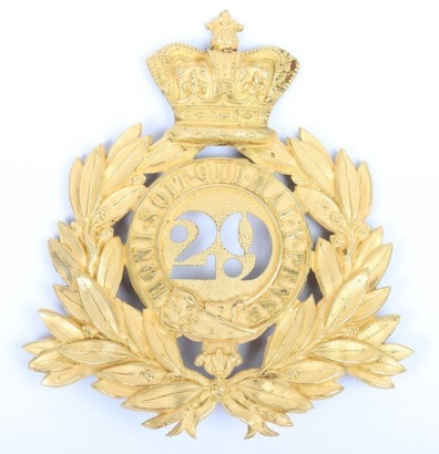 29th (Worcestershire) Regiment of Foot 1869-78 Shako Plate