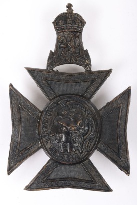 20th Middlesex Rifle Volunteers (Artists Rifles) Helmet Plate