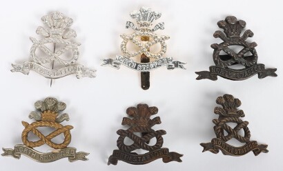 Grouping of North Staffordshire Regiment Cap Badges