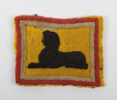 Scarce WW1 30th Battalion South Staffordshire Regiment Cloth Formation Sign,