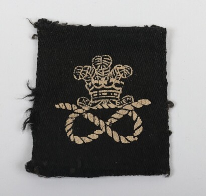 Rare WW2 154th Regiment Royal Armoured Corps / 36th Tank Brigade Cloth Formation Sign,