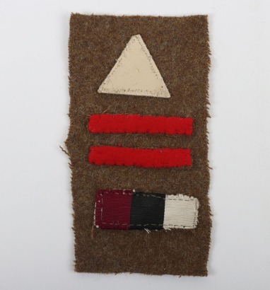 WW2 1st Division 2nd Brigade 2nd Battalion North Staffordshire Regiment Battle Dress Combination