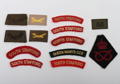 Grouping of South Staffordshire Regiment Insignia