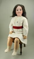Large Simon & Halbig DEP bisque head doll, German for the French market, circa 1910,