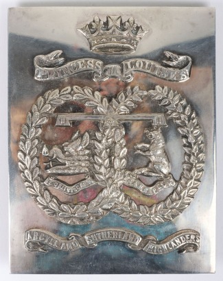Volunteer Battalion Argyll & Sutherland Highlanders Officers Shoulder Belt Plate