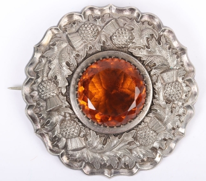 19th / 20th Century Scottish Plaid Brooch