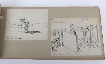 Interesting Archive of Cartoon Illustrations by Rex Hudson