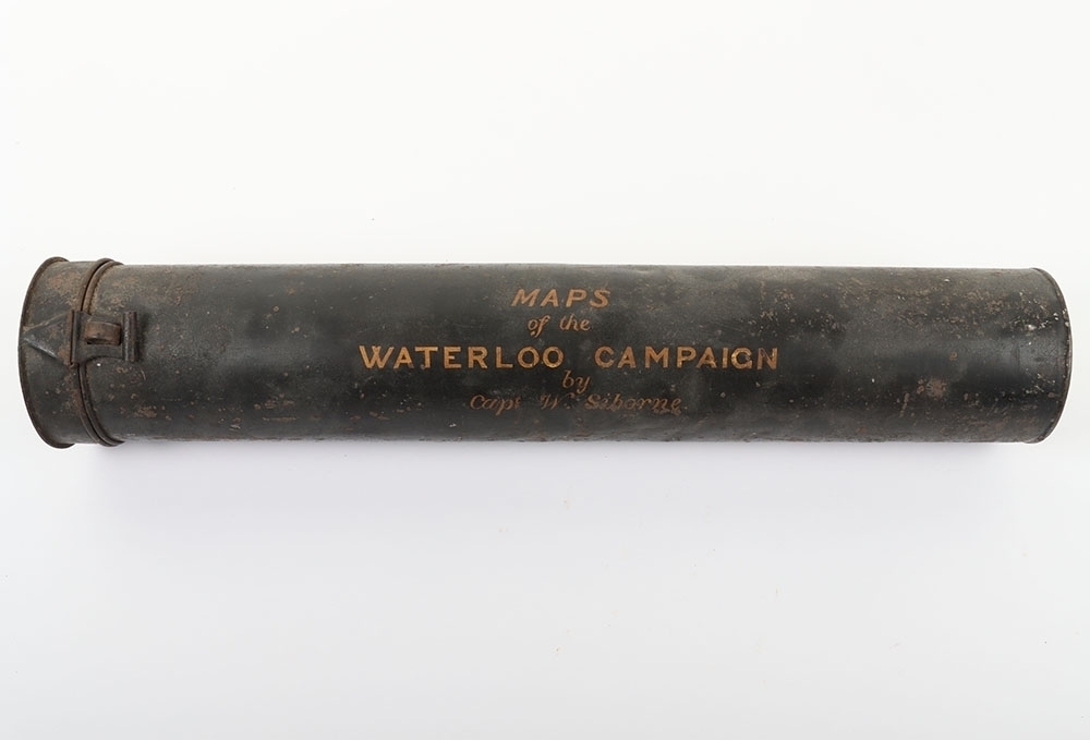 Captain William Siborne, Map Tin for the Waterloo Campaign, Used by ...