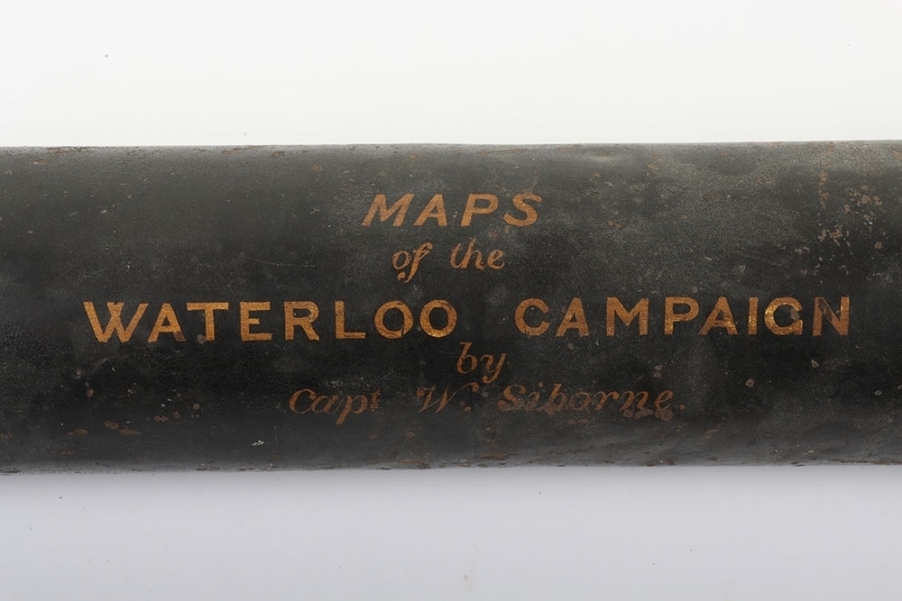 Captain William Siborne, Map Tin for the Waterloo Campaign, Used by ...