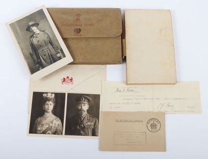 Rare Princess Mary 1914 Christmas Gift Fund Writing Set of Miss A Baker W.A.A.C