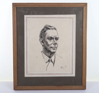 R Lang Thomas, Sketch of King George VI