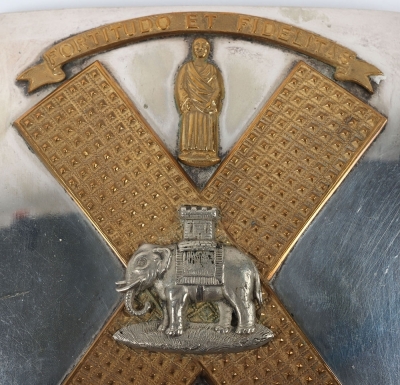 Scottish Dumbartonshire Volunteers Officers Shoulder Belt Plate - 2
