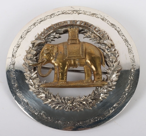 Scottish Dumbartonshire Volunteers Officers Plaid Brooch