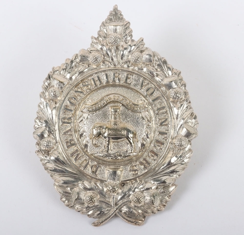 1st Dumbartonshire Volunteer Rifle Corps Senior NCO's / Officers Glengarry Badge